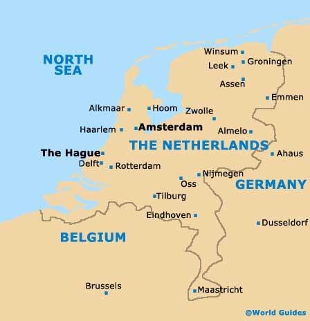 Rotterdam amsterdam bản đồ
