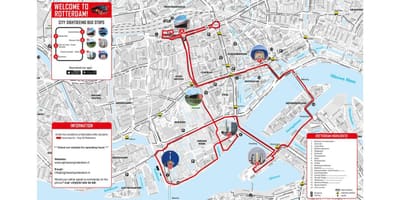 Bản đồ của Rotterdam xe buýt 